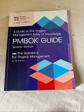 PMBOK Guide Seventh Edition Project Management Book - Purple Multi